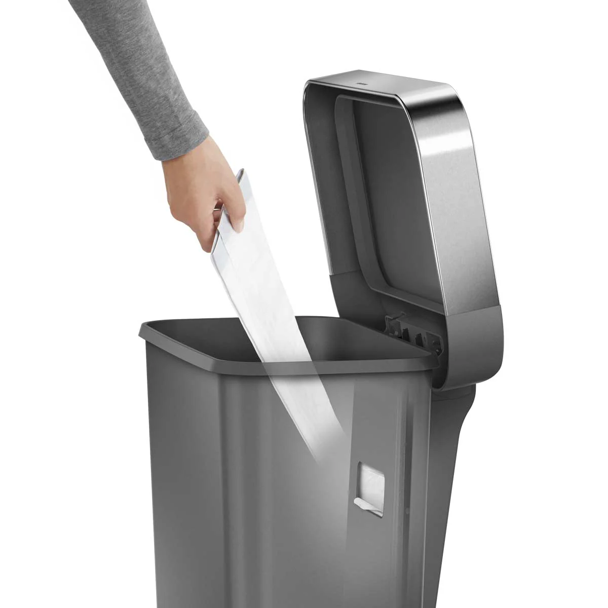 45L Plastic Rectangular Step Can with Liner Pocket (CB) - Image 15