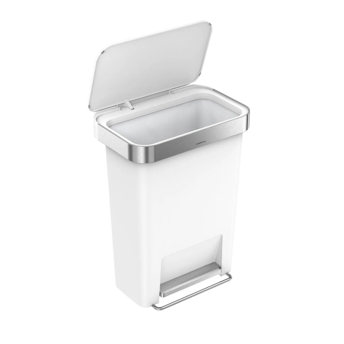 45L Plastic Rectangular Step Can with Liner Pocket (CB) - Image 8
