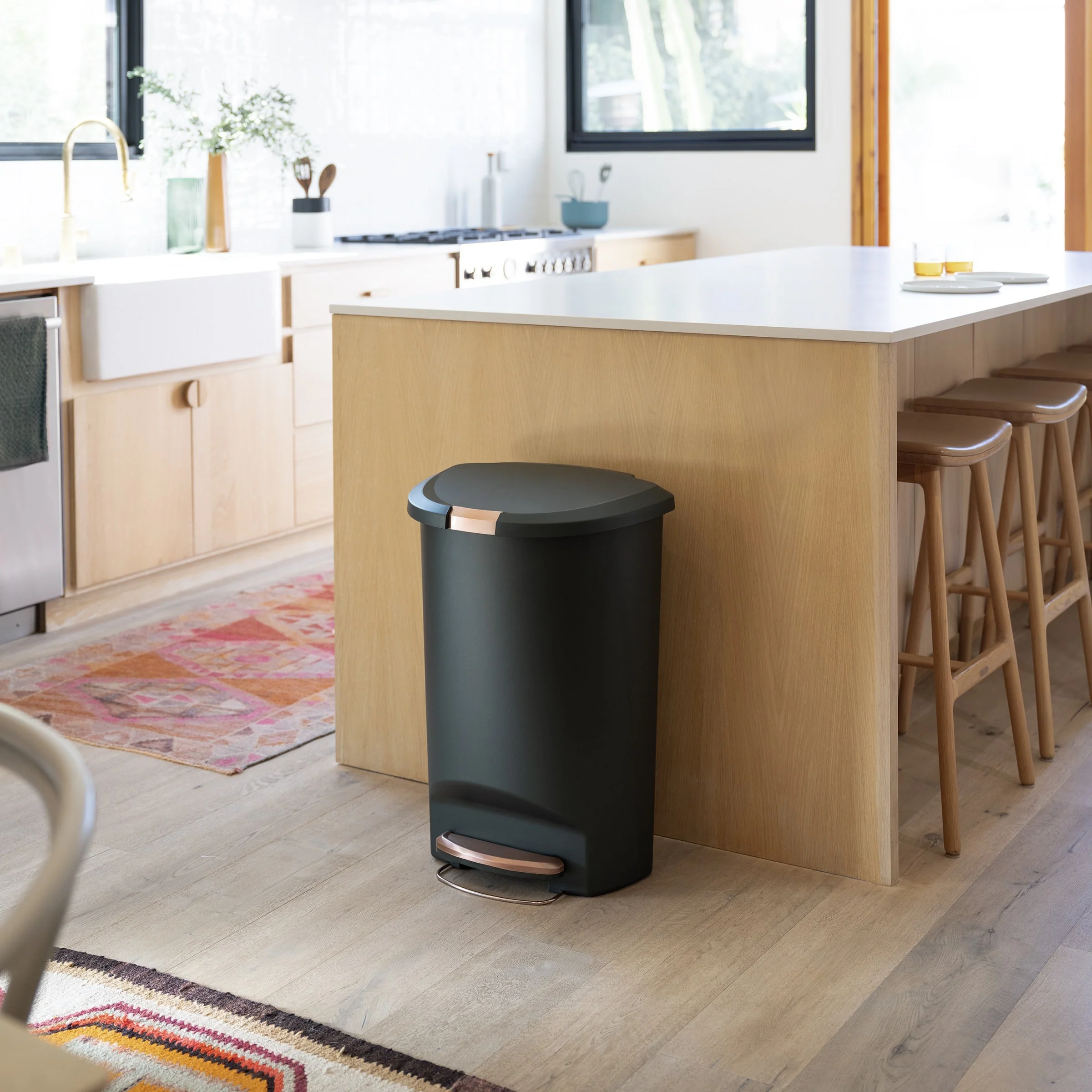 50L Semi-Round Hybrid Step Can - Image 29