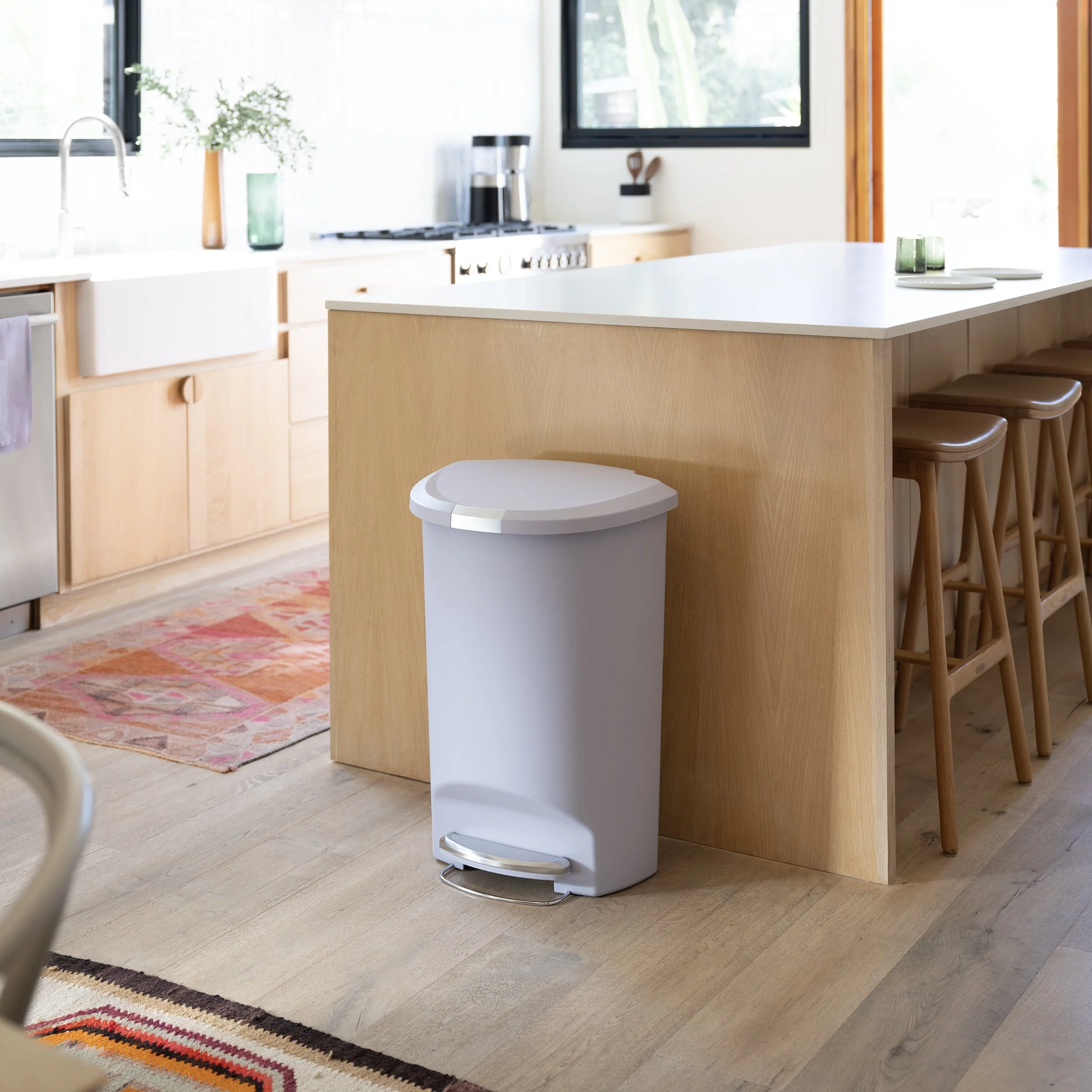 50L Semi-Round Hybrid Step Can - Image 41