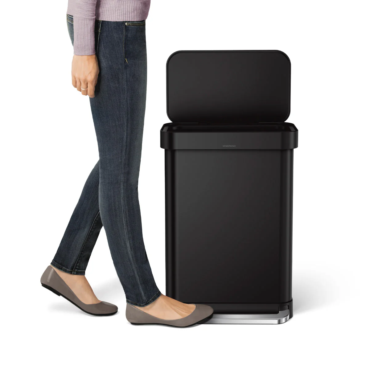 55L Rectangular Step Can with Liner Pocket + Bonus 4.5L Step Can - Image 15