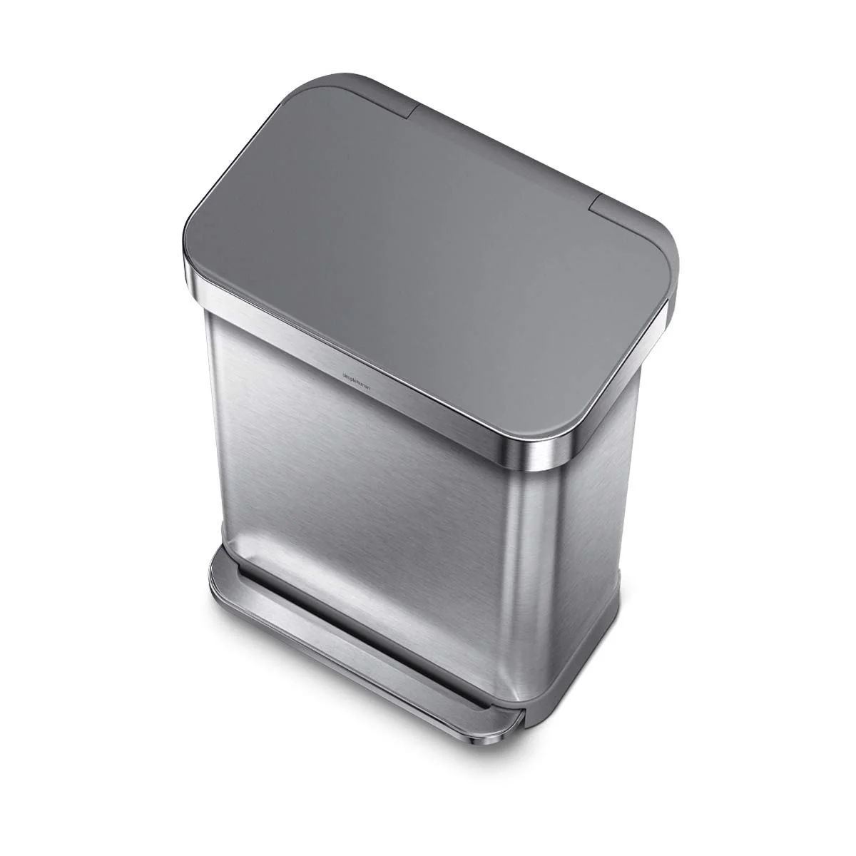55L Rectangular Step Can with Liner Pocket + Bonus 4.5L Step Can - Image 3