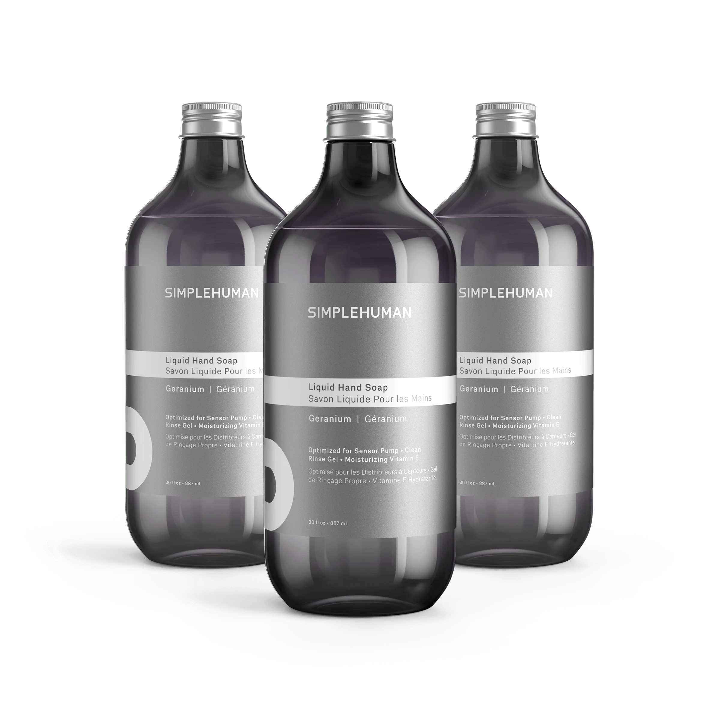 Geranium Liquid Hand Soap Refill Bottle - Image 3