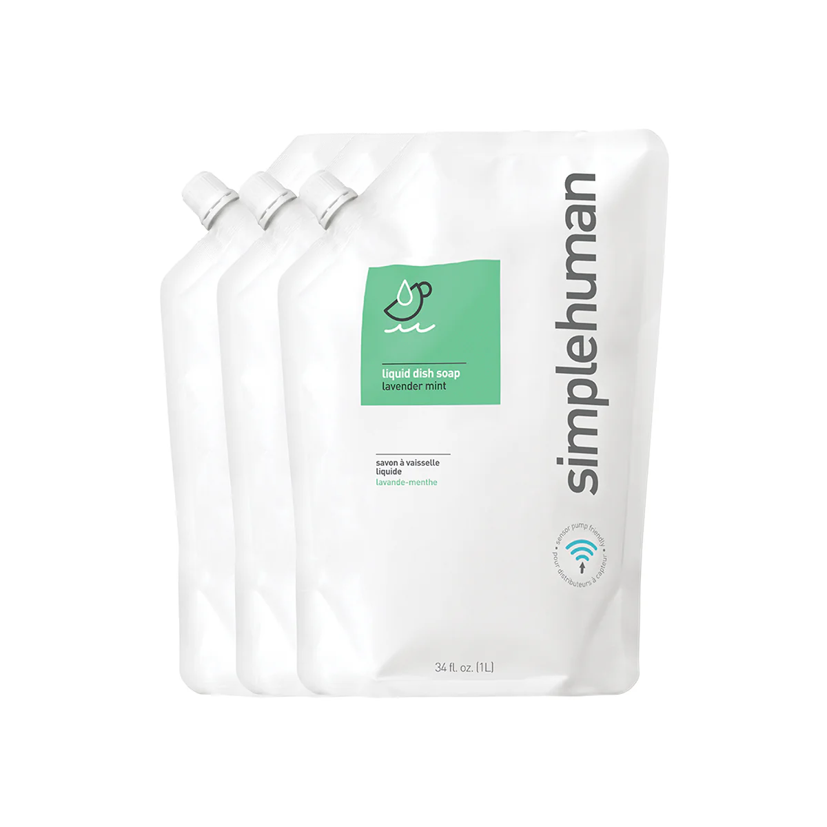 Lavender Mint Liquid Dish Soap Refill Pouch - Image 7