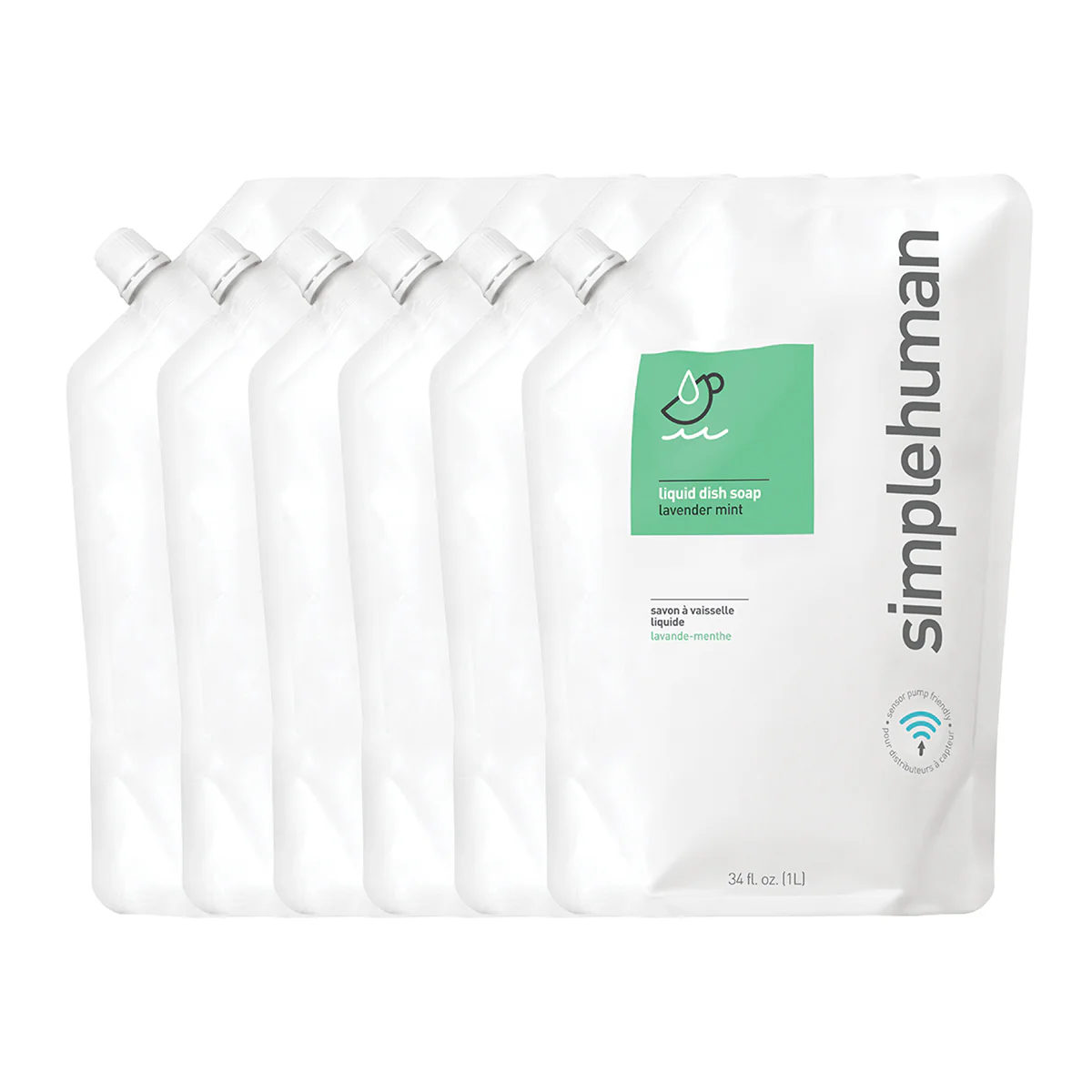Lavender Mint Liquid Dish Soap Refill Pouch - Image 3