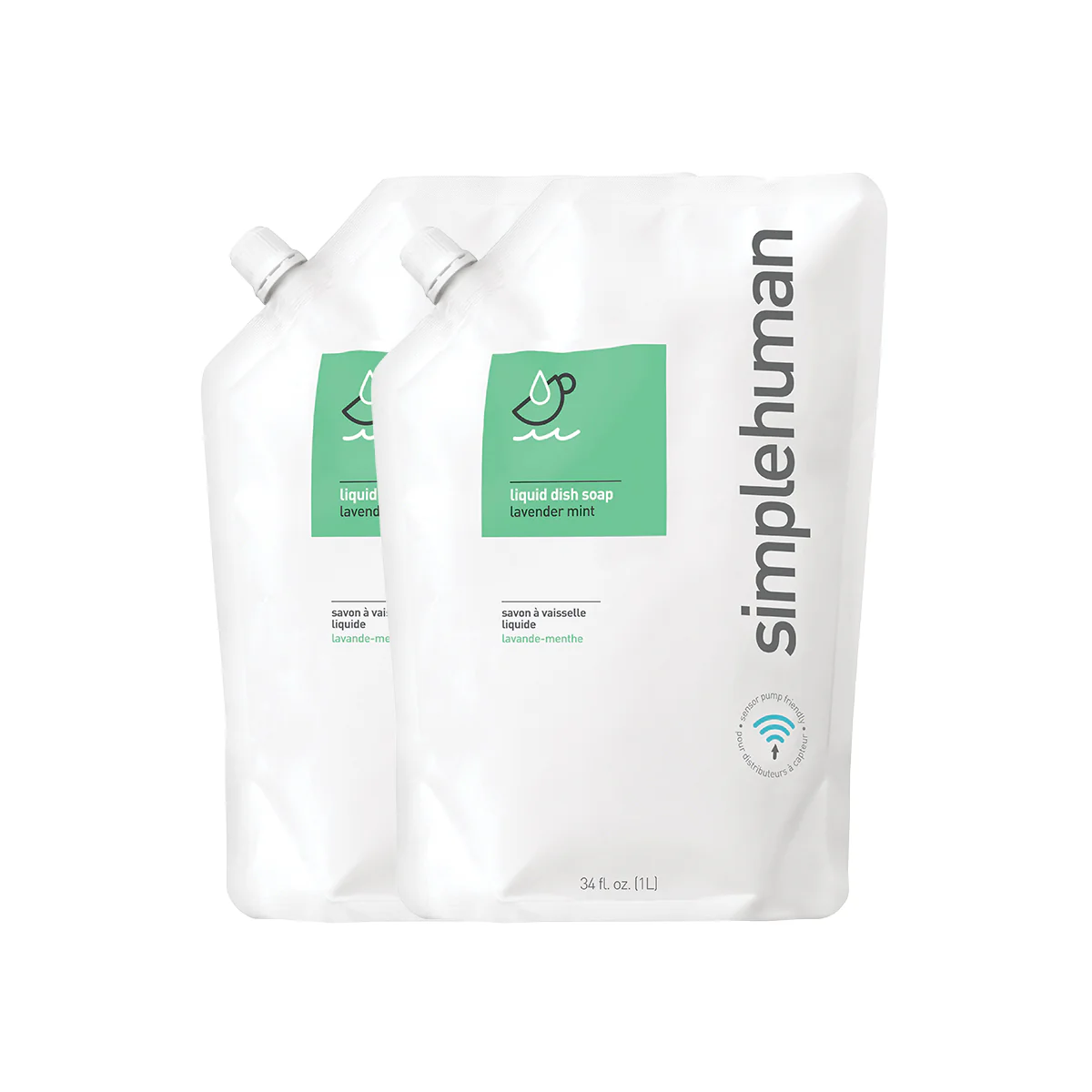 Lavender Mint Liquid Dish Soap Refill Pouch - Image 5