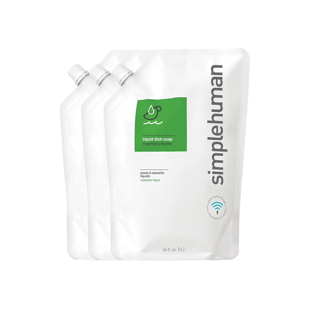 Rosemary Thyme Liquid Dish Soap Refill Pouch - Image 7