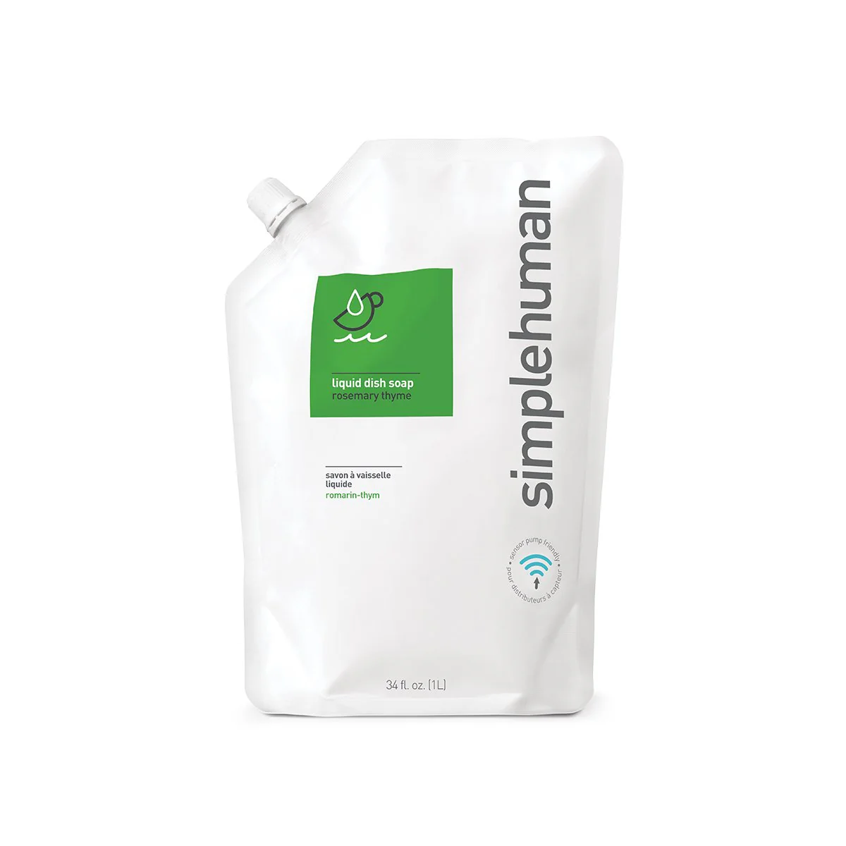 Rosemary Thyme Liquid Dish Soap Refill Pouch - Image 9