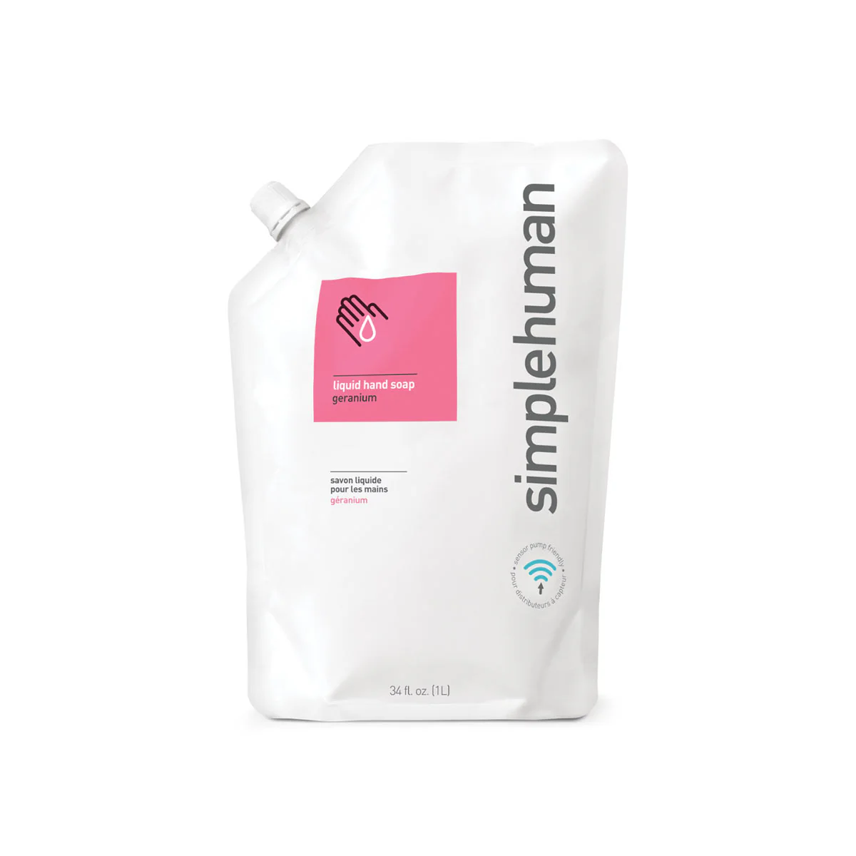 Geranium Liquid Hand Soap Refill Pouch - Image 4