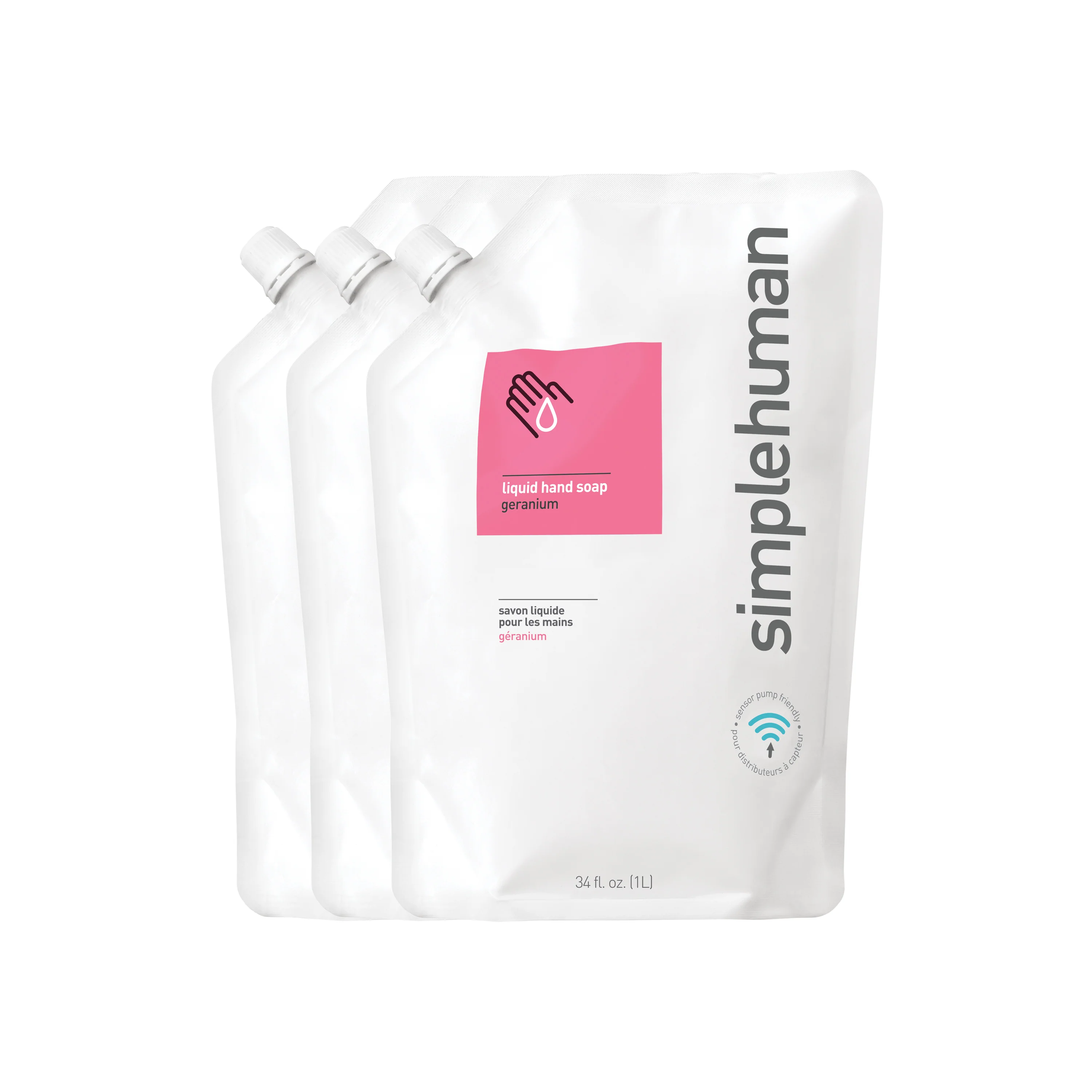 Geranium Liquid Hand Soap Refill Pouch - Image 10