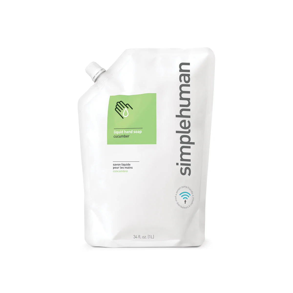 Cucumber Liquid Hand Soap Refill Pouch - Image 4
