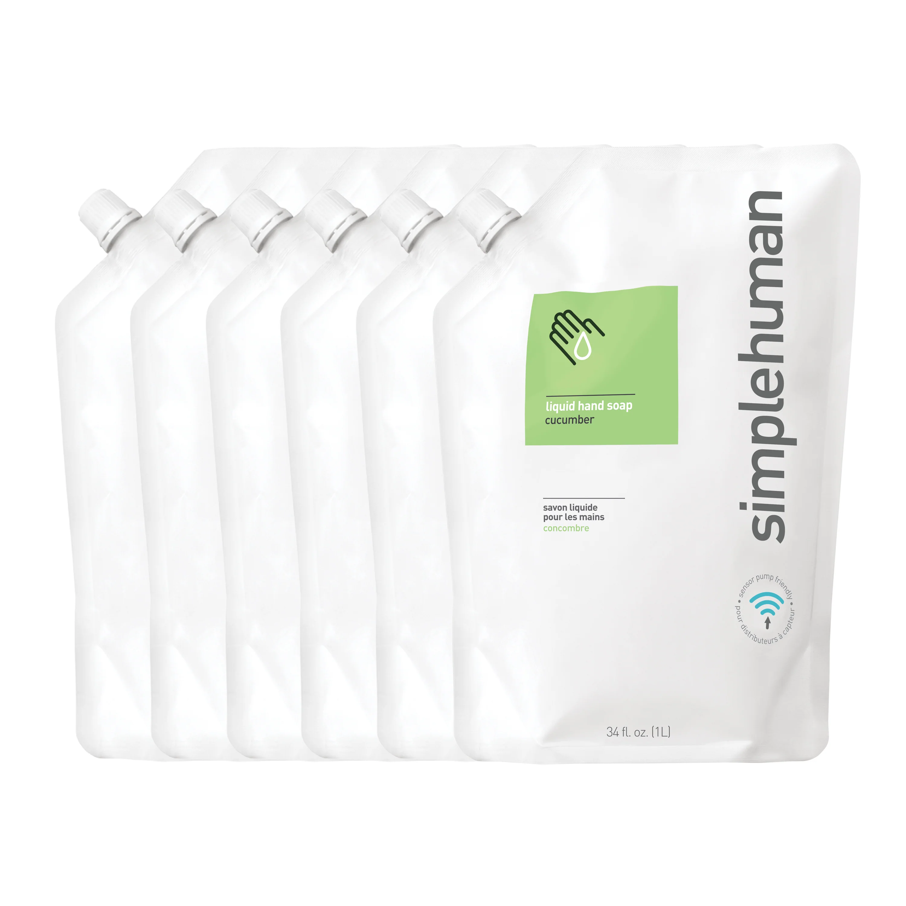 Cucumber Liquid Hand Soap Refill Pouch - Image 7