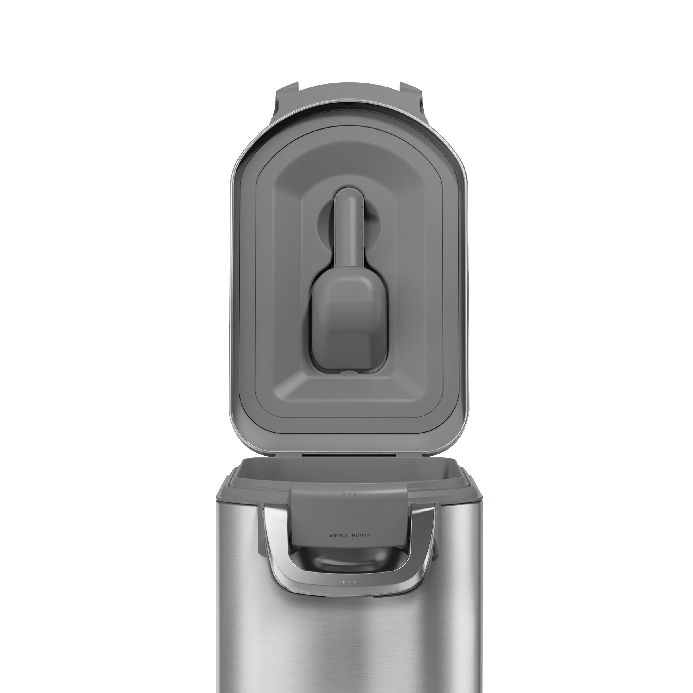 Pet Food Can - Brushed Stainless Steel w/ Grey Trim - Image 4