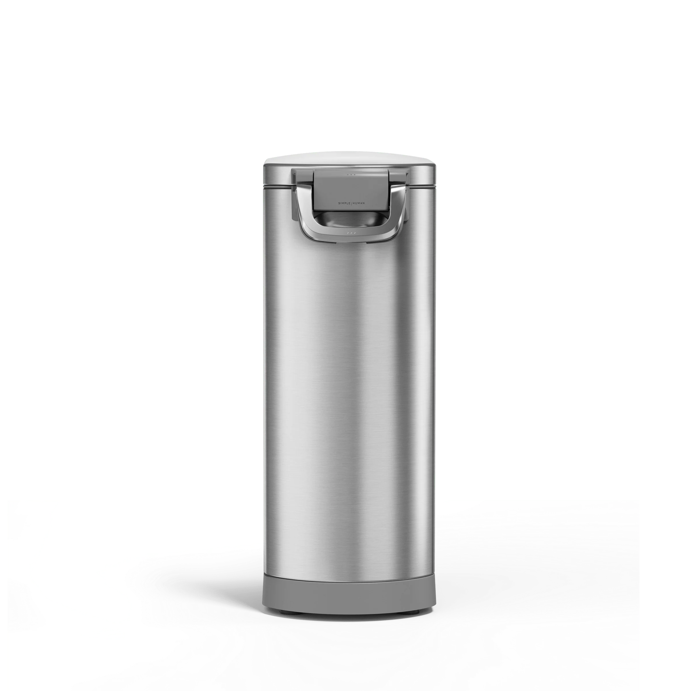 Pet Food Can - Brushed Stainless Steel w/ Grey Trim - Image 6