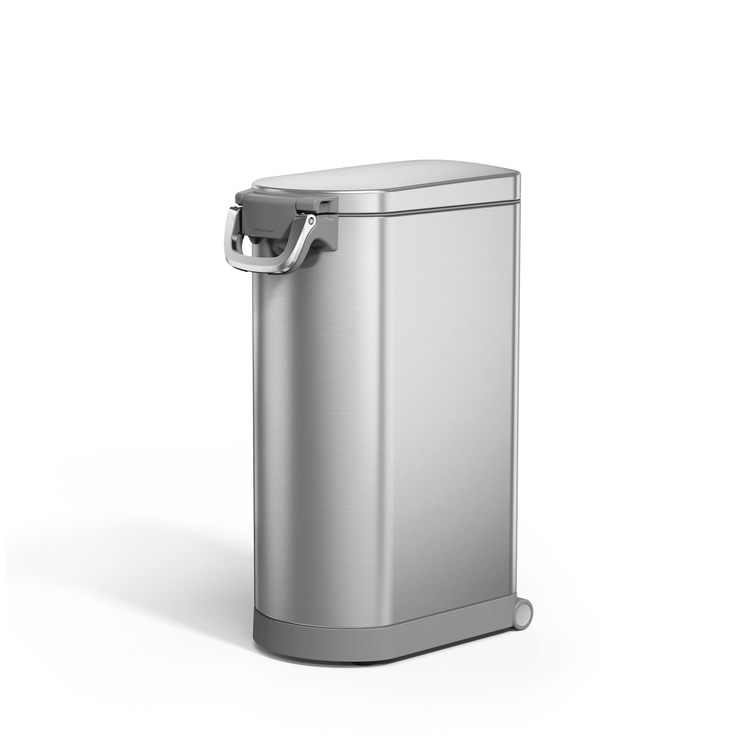 Pet Food Can - Brushed Stainless Steel w/ Grey Trim - Image 7