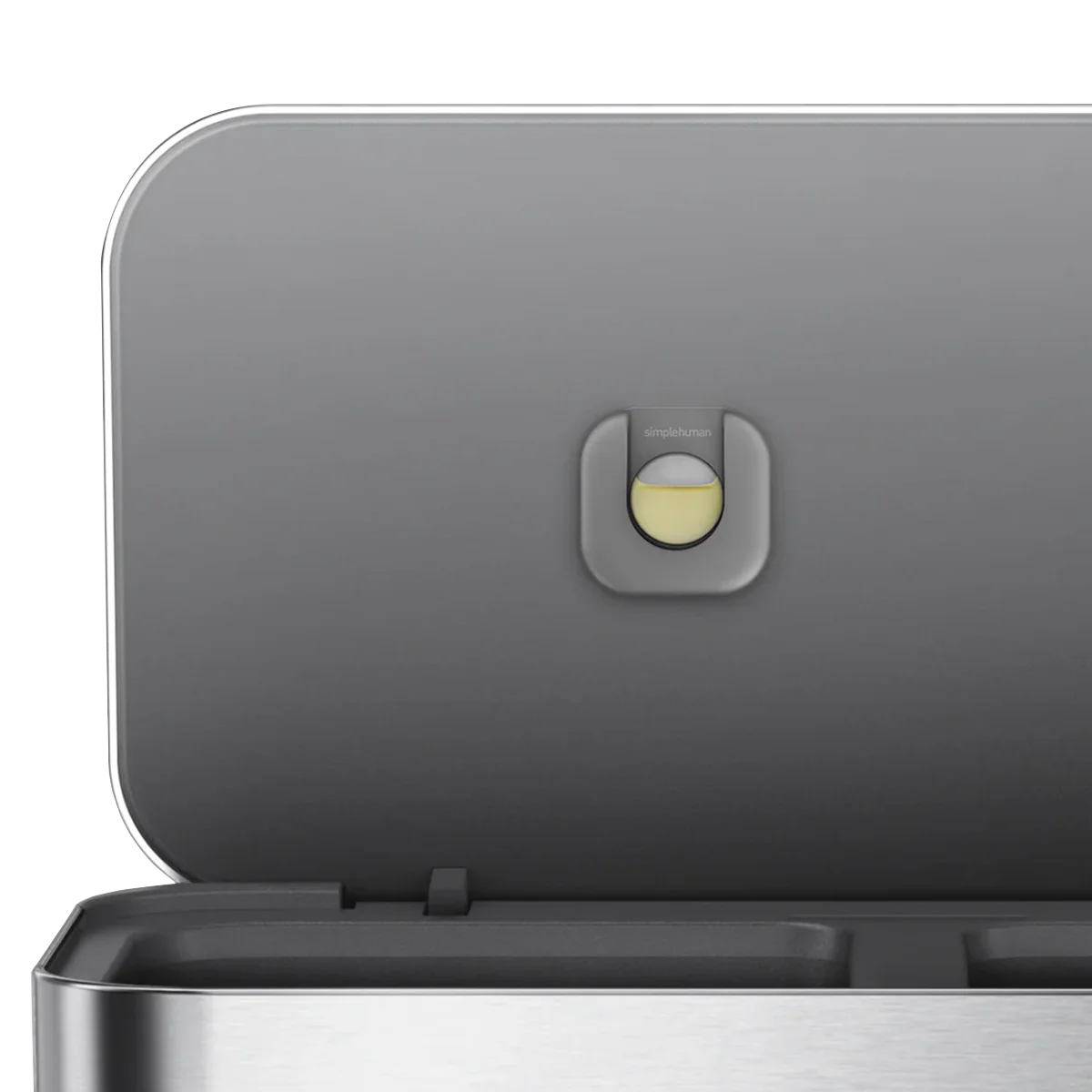gen1 58L dual compartment rectangular sensor can with voice and motion control - Image 3