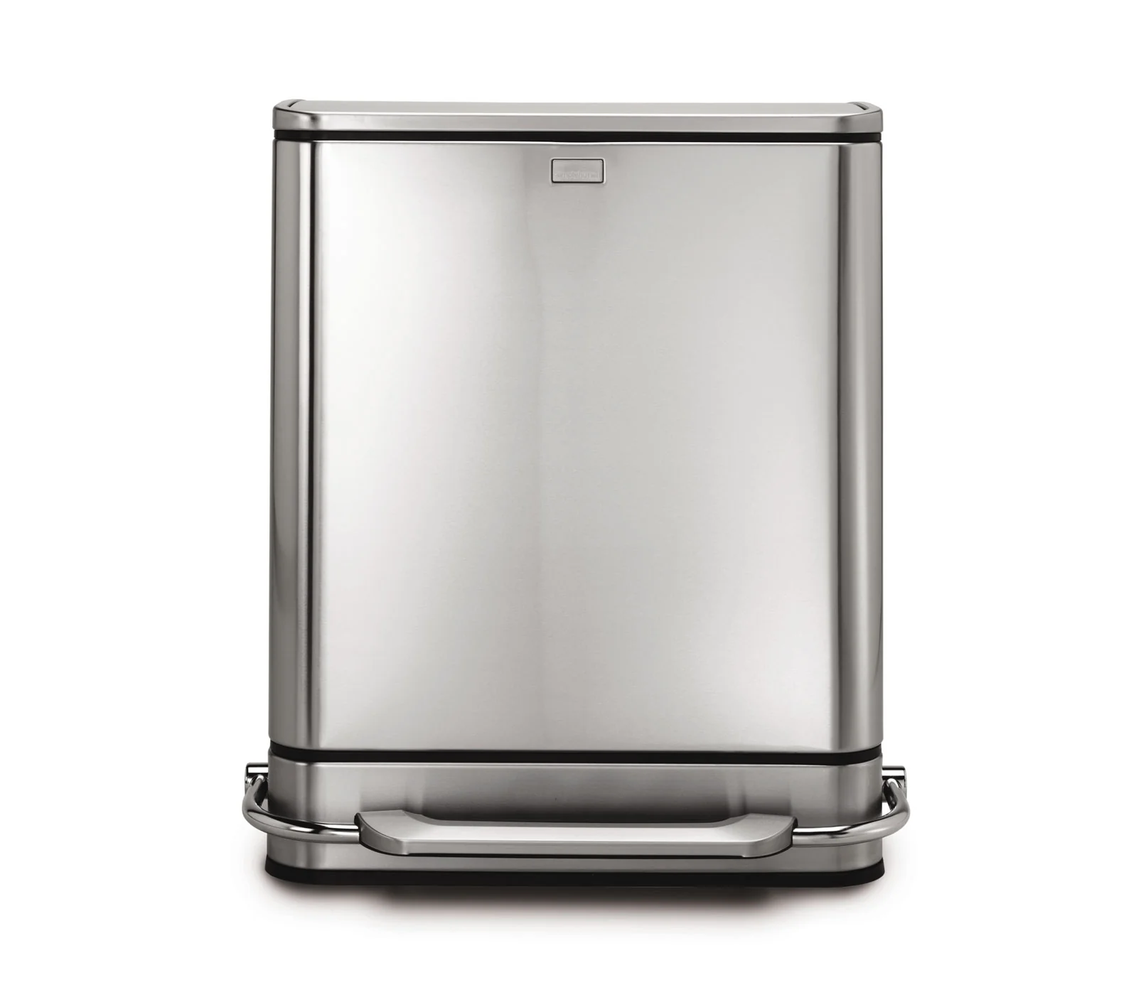 48L stainless steel bar recycler & trash can