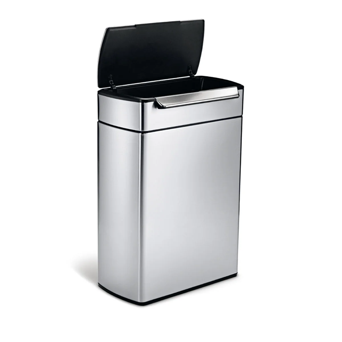 48L Dual Compartment Rectangular Touch-Bar Can - Image 3