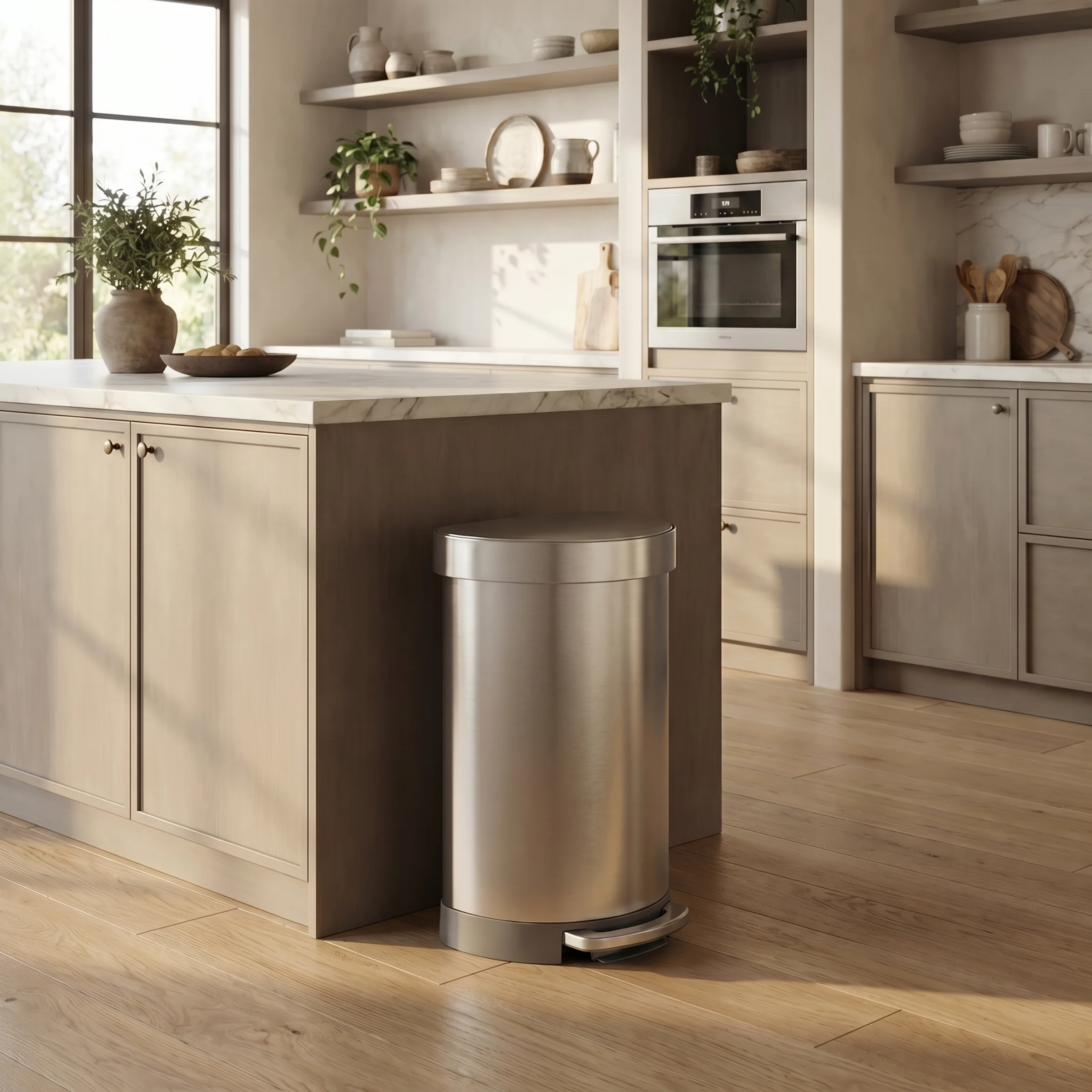 45L Semi-Round Step Can with Liner Rim - Image 5