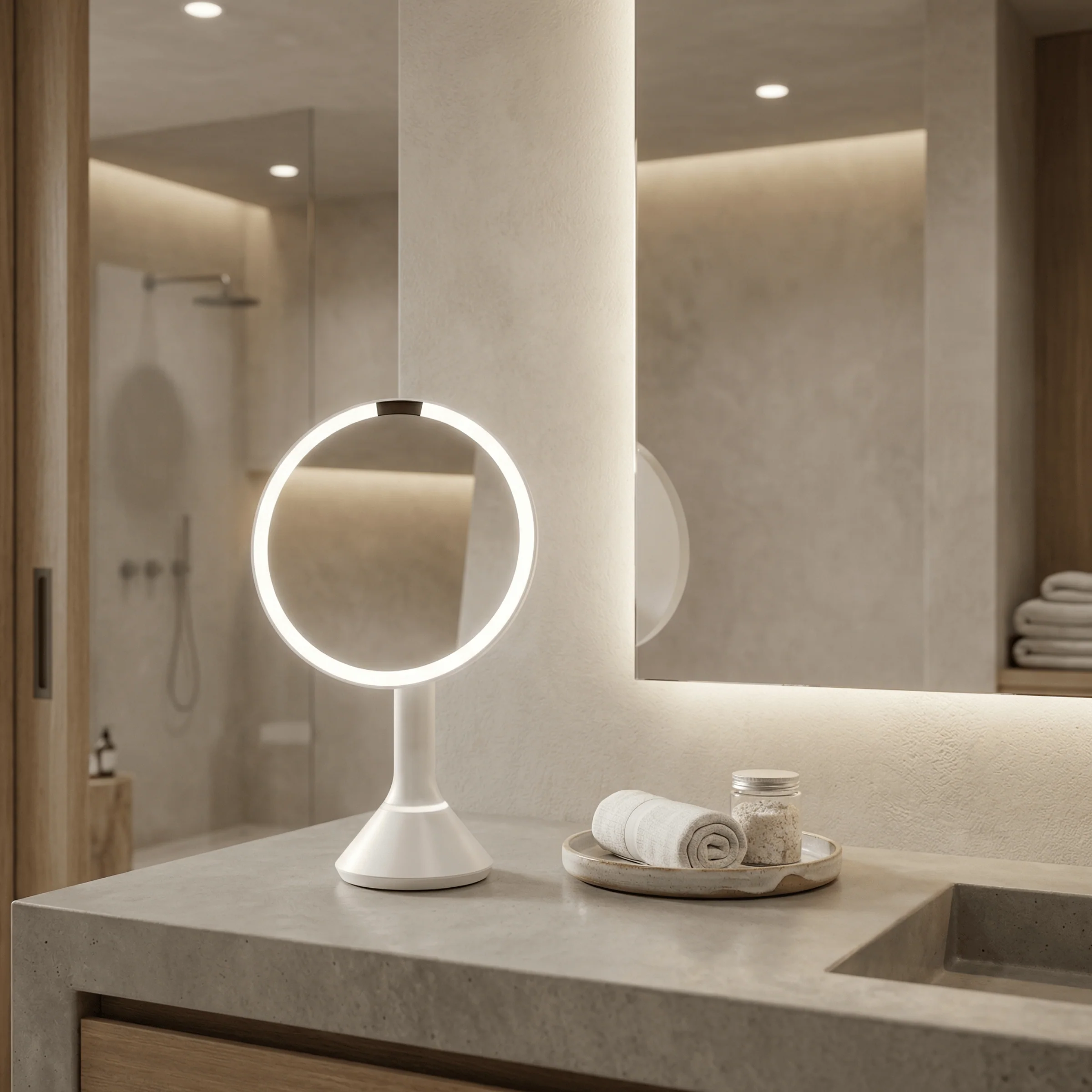 Sensor Mirror with Touch-Control Brightness and Dual Light Setting - Image 18