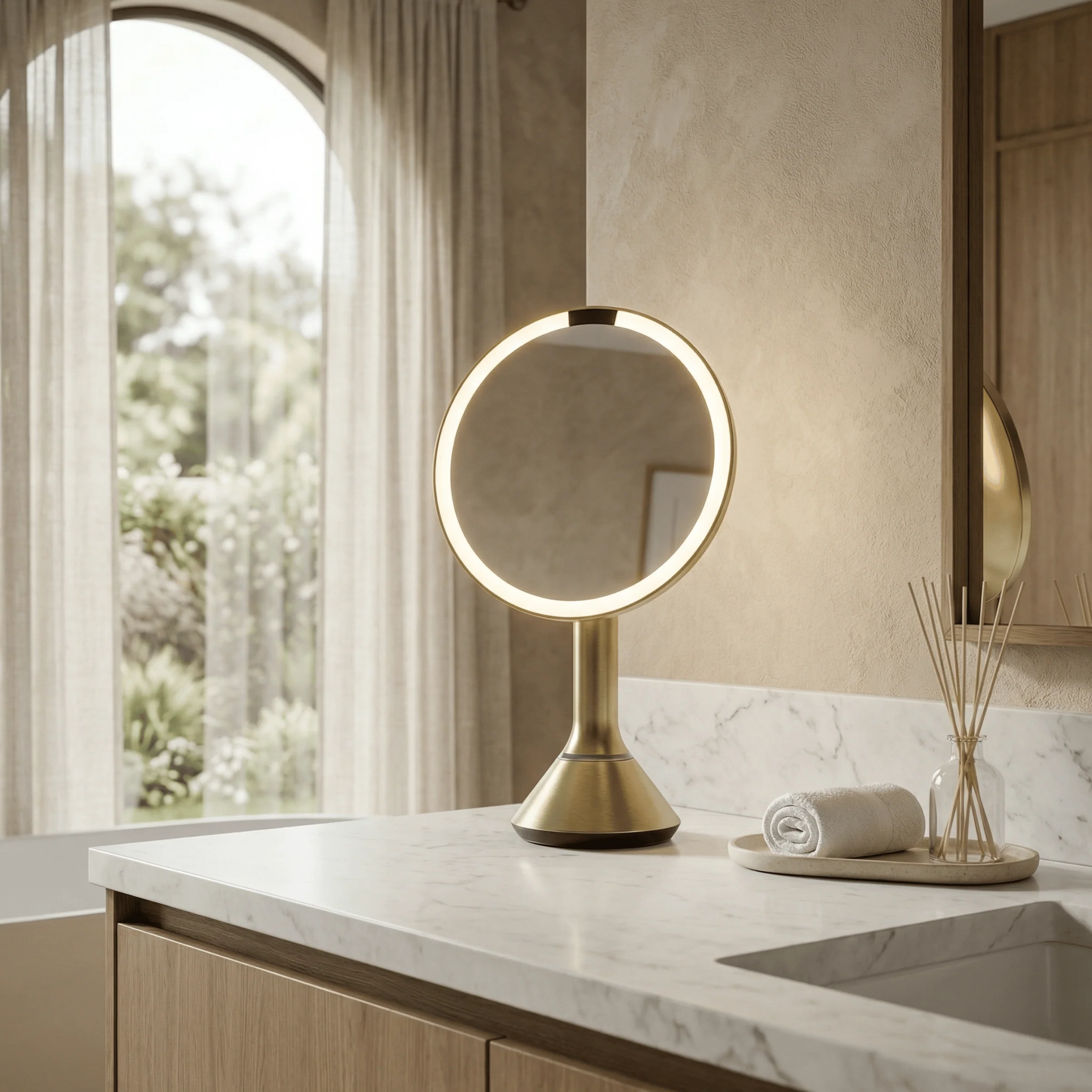 Sensor Mirror with Touch-Control Brightness and Dual Light Setting - Image 24