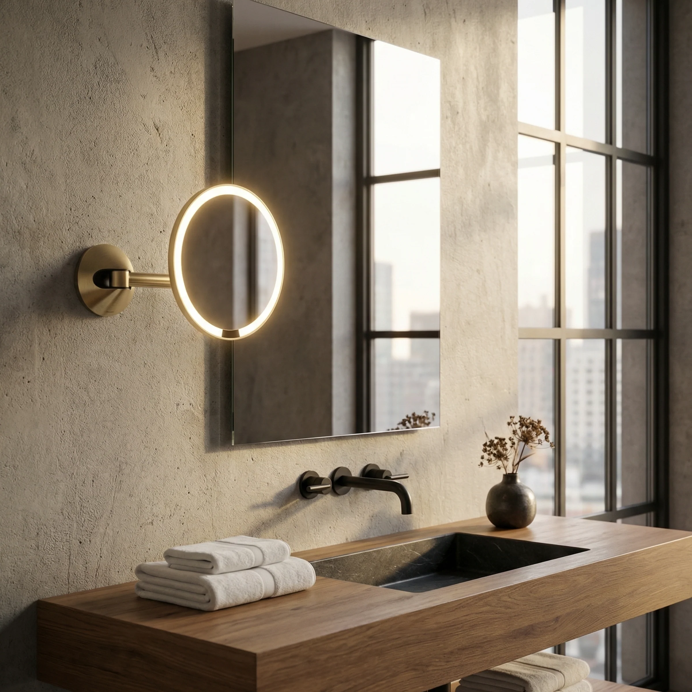 Hard-Wired Wall Mount Sensor Mirror - Image 8