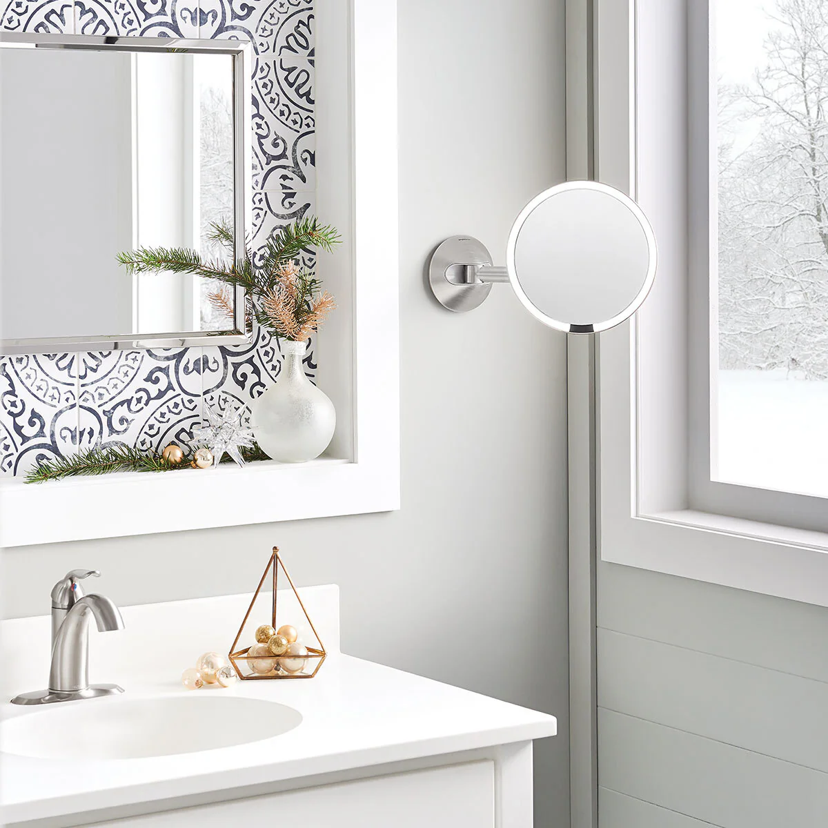 Rechargeable Wall Mount Sensor Mirror - Image 5