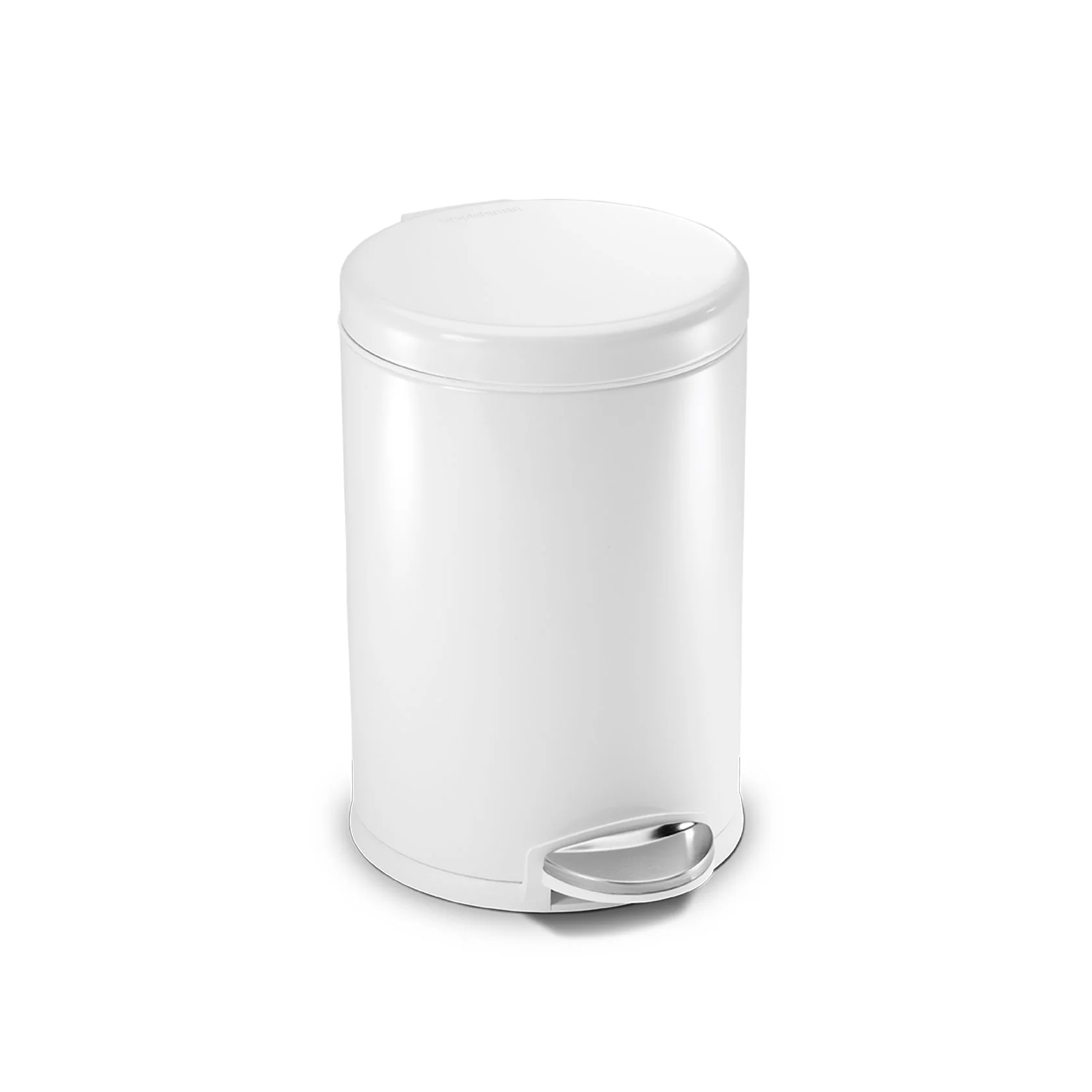 4.5L mini round steel step trash can** - Image 2