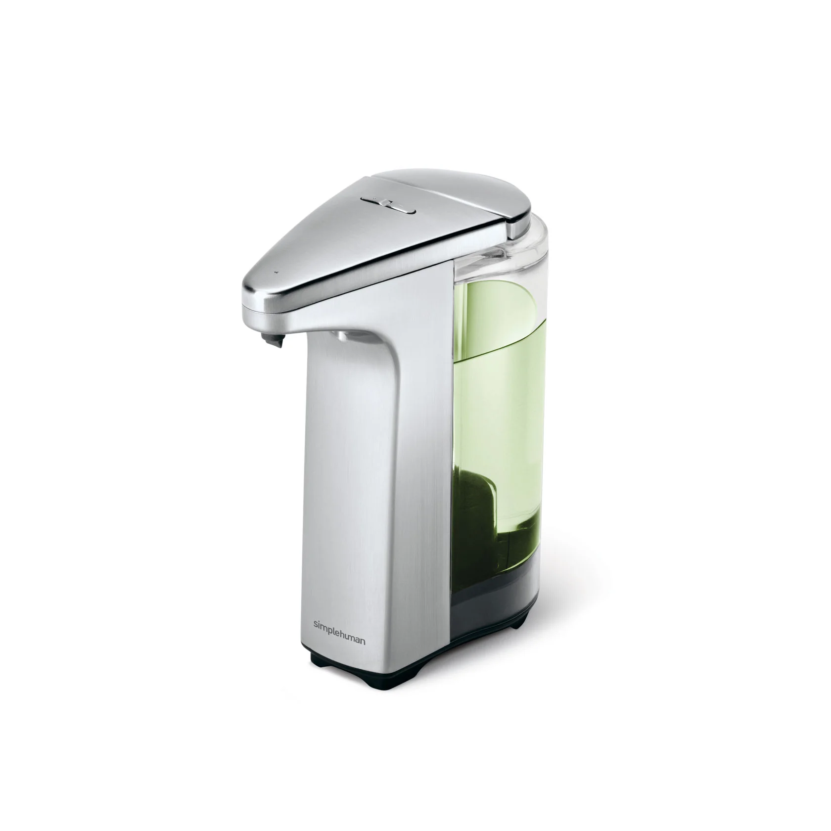 studio 8 fl. oz. compact sensor pump with soap sample, brushed nickel