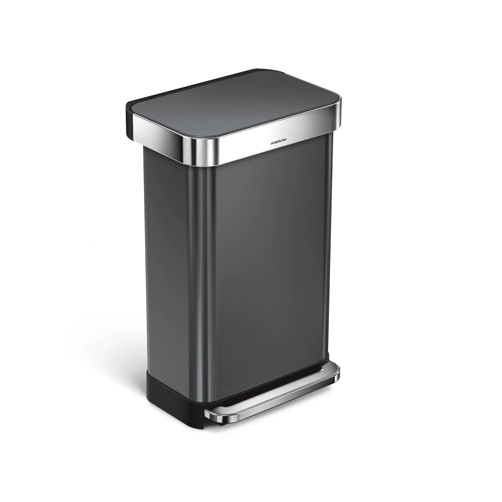studio 45 litre, rectangular step can with liner pocket - Image 2